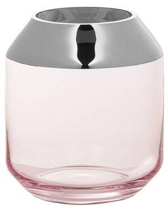 Подсвечник Fink Smilla, 12x12x12 см, светло-розовый