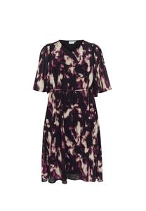 Повседневное платье Kaffe Curve, темно-фиолетовый