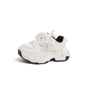 Женские бежевые кроссовки SHUXI на низкой платформе