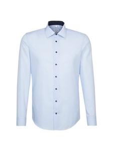 Удлиненный рукав в форме деловой рубашки Seidensticker, синий