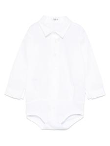 Боди из хлопковой вуали Il Gufo, белый