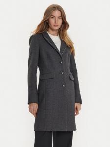 Шерстяное пальто обычного кроя Morgan, серый