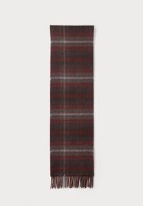 Шарф Johnstons of Elgin CHECK SCARF, Damson/Brown