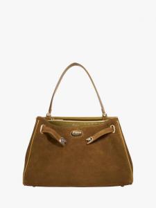 Динамичная кожаная сумка через плечо Dynamic M Dune London, Khaki