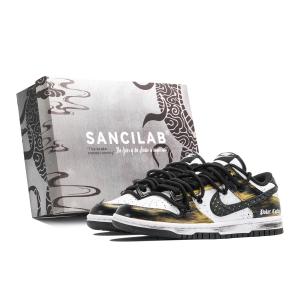 Кроссовки для скейтбординга Dunk 3 Times Laboratory устойчивые к истиранию низкие унисекс Nike, черный