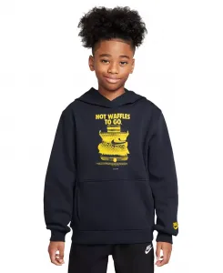 Толстовка с капюшоном из флиса для больших мальчиков Nike, синий