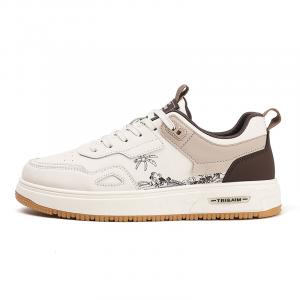 Кроссовки Flower Cobbler/PLAY COBBLER Skateboarding Shoes Men Low-top, белый/черный