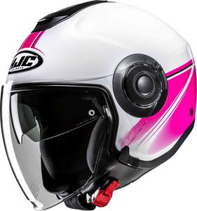 Шлем HJC i40n vision jet, White/Pink/Black