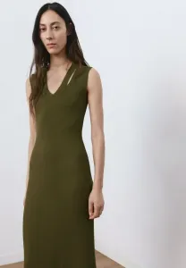 Вязаное платье Mango, Khaki