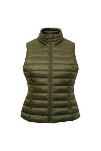 Утепленный жилет без рукавов Terrain 2786, зеленый