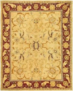 Ковер SAFAVIEH, 275 x 366 см, Taj Mahal Collection, Ivory & Sage, ручной работы из традиционной шерсти, идеален для помещений с высокой проходимостью в гостиной, спальне (TJM120A)