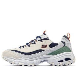 Кроссовки dlites 1.0 chunky shoes 'beige navy' Skechers, бежевый