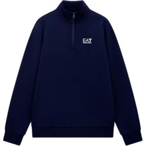 Свитшот с логотипом EMPORIO ARMANI, синий