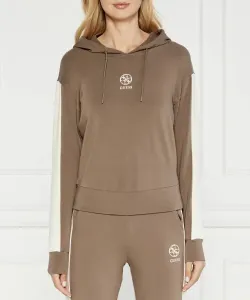 Толстовка Regular fit Guess Active, коричневый