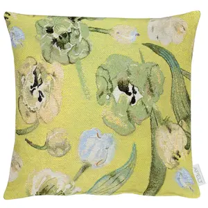 Декоративная подушка 6728 Apelt, Gelb-grün + gemustert