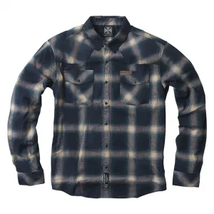 Рубашка West Coast Choppers Outlaw Flannel, синий