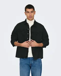 Классическая ковбойская куртка для мужчин Only & Sons, черный