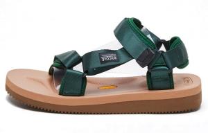 Слайд Мужской Зеленый/Коричневый Suicoke