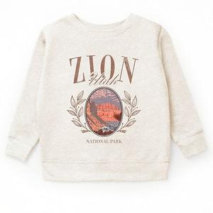 Детский худи Zion park grunge The Juniper Shop, Natural