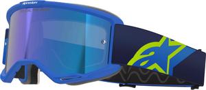 Мотоциклетные очки Alpinestars vision 5 corp для мотокросса, Blue/Neon Yellow