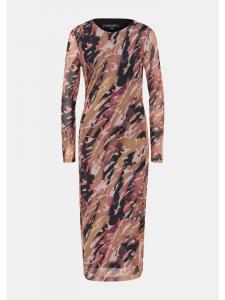 Comma Платье 83B5_светло-коричневого цвета