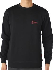 Мужская толстовка Kappa 245364 с одним точечным логотипом и флисовой подкладкой, черный