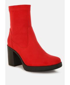 Женские ботинки-носки Enito из микрофибры London Rag, Red