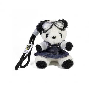 Корейский стиль Maillard пилот панда плюшевый кулон высота 12см X3COMMUNE