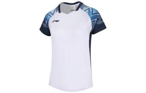 LINING Футболка для бадминтона женская стандартная white