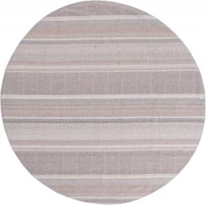 Ковер SAFAVIEH, 214 x 214 см,  Cabo Collection, круглый, цвет taupe/beige, геометрический рисунок, подходит для помещений с высокой проходимостью: гостиная, спальня, столовая (CAB370E)