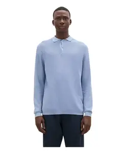 Простая рубашка поло Aspesi, синий