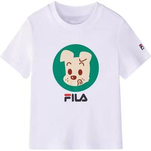 Футболка YUANTIANZHI,LIANMINGKUAN Cloud для детей 3-7 лет FILA KIDS, белый
