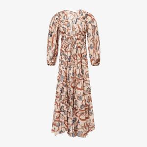 Платье Zimmermann Ascension с цветочным принтом, синий