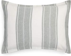 Ralph Lauren Наволочка стандартная, в полоску, бело-зеленая