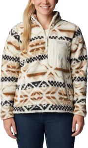 Женский свитер Columbia West Bend с застежкой-молнией 1/4, Chalk Checkered Peaks/Chalk