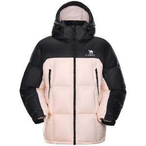 Теплая флисовая куртка-пуховик унисекс Camel, цвет Phantom Black/Pale Green