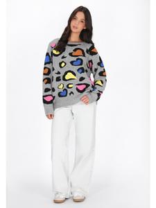 Женский свитер серого цвета myMo