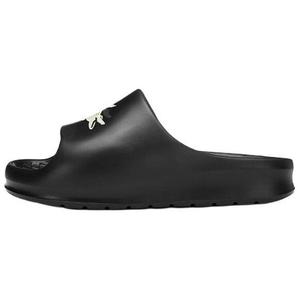 Шлепанцы женские черные Lacoste