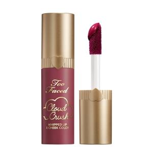 Румяна cloud crush whipped lip + cheek color Too Faced, hopeful romantic, вес 4.3 гр.