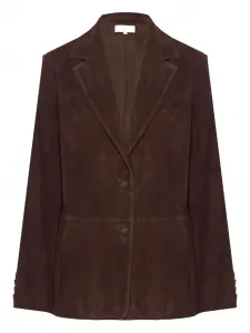 Замшевая куртка Vince, коричневый