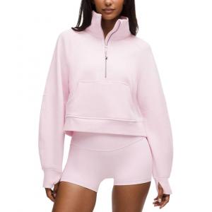 Свитшот серии Scuba для женщин Lululemon, розовый