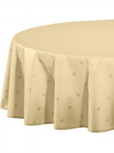 Erwin Müller Скатерть из смесовой хлопчатобумажной ткани Neus натурального цвета