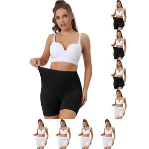 9 пар женских шорт-трусов миди с полным покрытием, мягкие и эластичные Inspire Chic, White Black