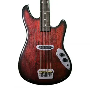Woodcraft electric guitars Электрогитары Woodcraft AmpMaster 4 Bass, короткая дека 30", цвет Burgundy Burst