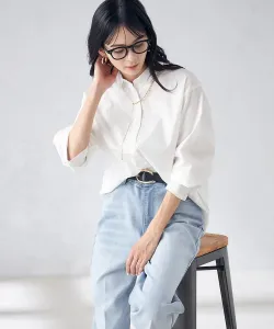 Рубашка с дизайном, позволяющим заправить её сзади Avv, цвет White