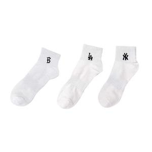 SS25 носки Unisex 3 пары MLB, Ecru (3 Pack)