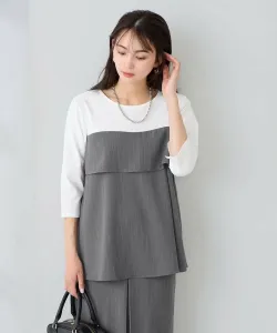 Топ с рукавами 3/4 и бюстье Avv, цвет Gray