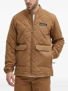 Куртка-бомбер Rad Padded с ромбовидной стежкой Columbia, коричневый