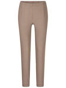 Узкие брюки со складками спереди Goldner Louisa, коричневый