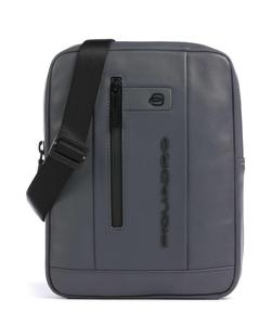 Городская сумка через плечо из мелкозернистой яловой кожи. Piquadro, серый